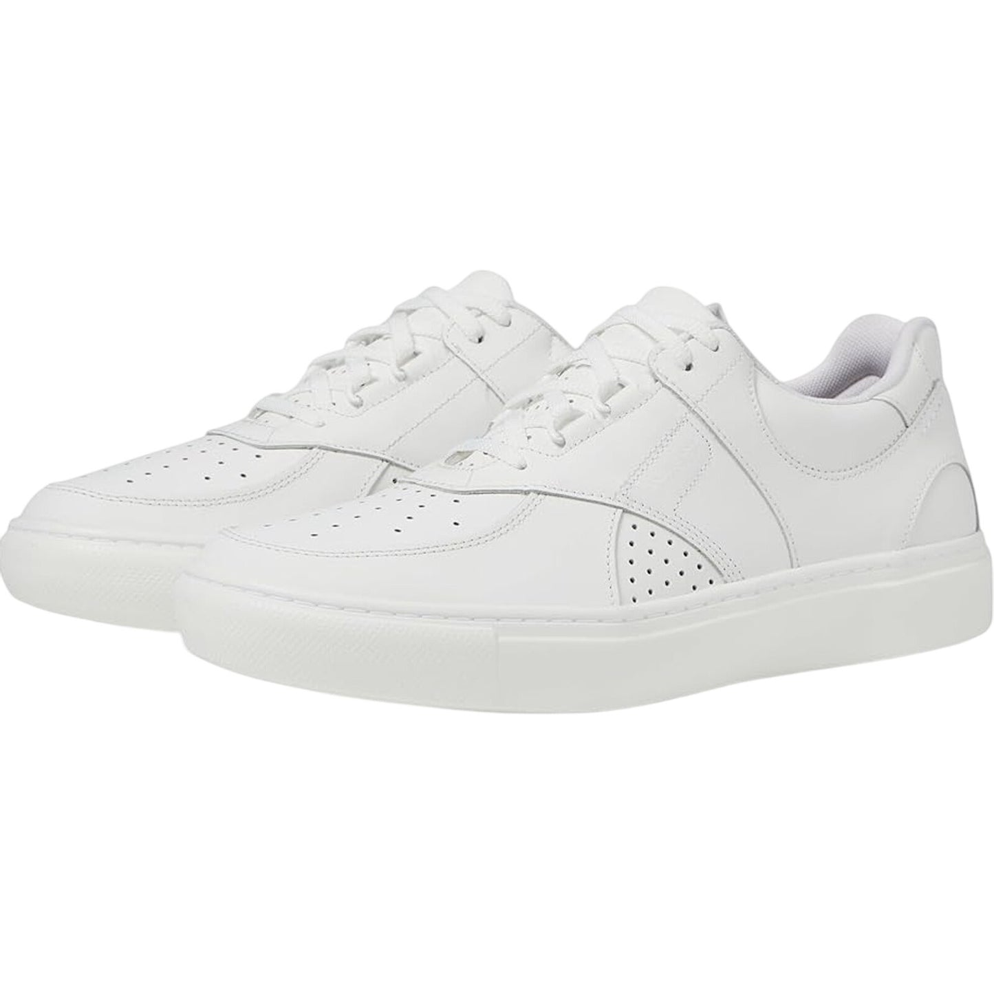 SAS Mens High Street Leather Sneakers US 10 XW EU 43 White Lace-Up NIB