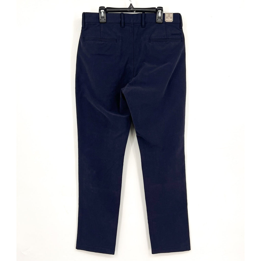 J.CREW Mens 770 Straight-Fit Tech Pants 32x30 Navy Blue Midweight BU844 NWT