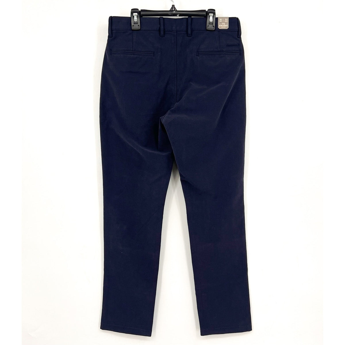 J.CREW Mens 770 Straight-Fit Tech Pants 32x30 Navy Blue Midweight BU844 NWT