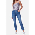 PAIGE Womens Cindy Crop Jeans Size 25 US 0 Blue Say Anything Exposed Button NWOT