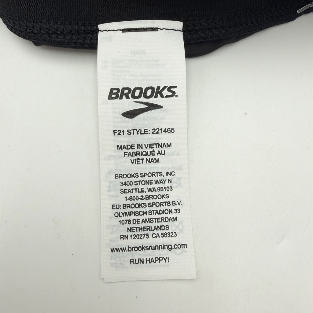BROOKS Womens Chaser 5" Running Shorts Small Black Athletic Lightweight NWT