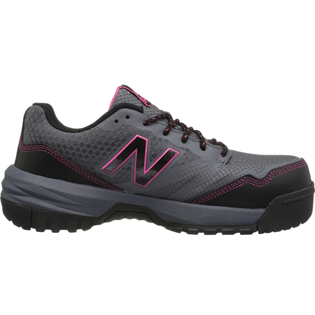 New Balance Womens 589v1 Work Sneaker Shoe 8.5 Wide Gray Pink Comp Toe EH SR NIB