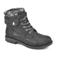 Cliffs by White Mountain Womens Duena Ankle Booties US 11 Wide Black Knit NWT