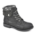 Cliffs by White Mountain Womens Duena Ankle Booties US 11 Wide Black Knit NWT