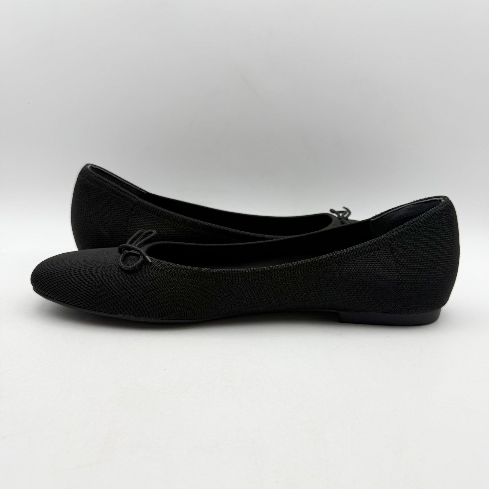 VIONIC Womens Klara Flats US 11 Narrow EU 42 Black Knit NWOB