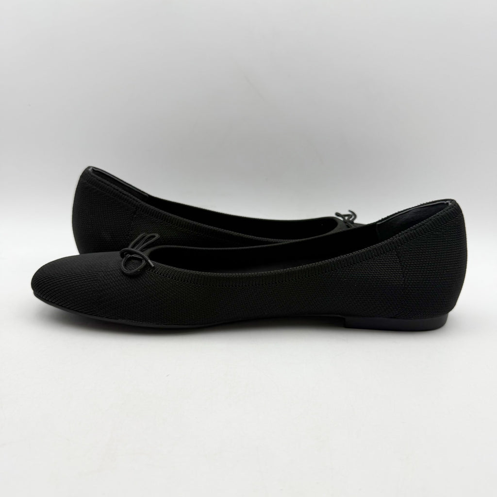 VIONIC Womens Klara Flats Size 11 Narrow EU 42 Black Knit NWOB