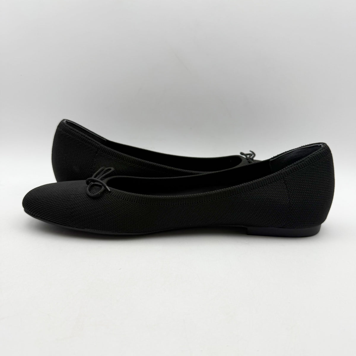 VIONIC Womens Klara Flats Size 11 Narrow EU 42 Black Knit NWOB