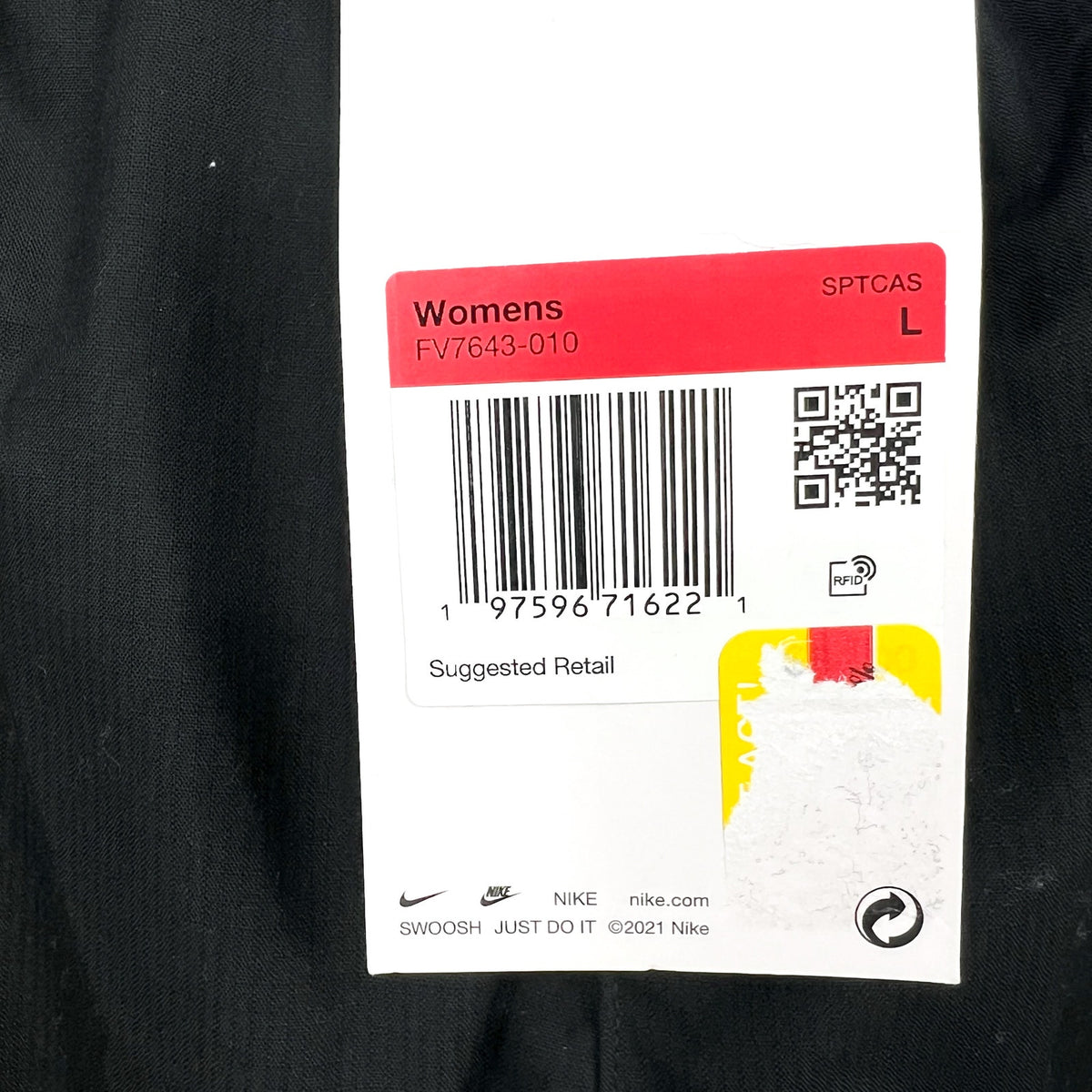 Nike Womens Sportswear Everything Wovens Cargo Pants Large Black Mid-Rise NWT