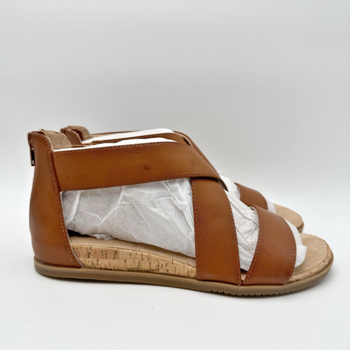 Soul Naturalizer Womens Cindi Sandals Size 7.5 M EU 38 Toffee Brown NIB