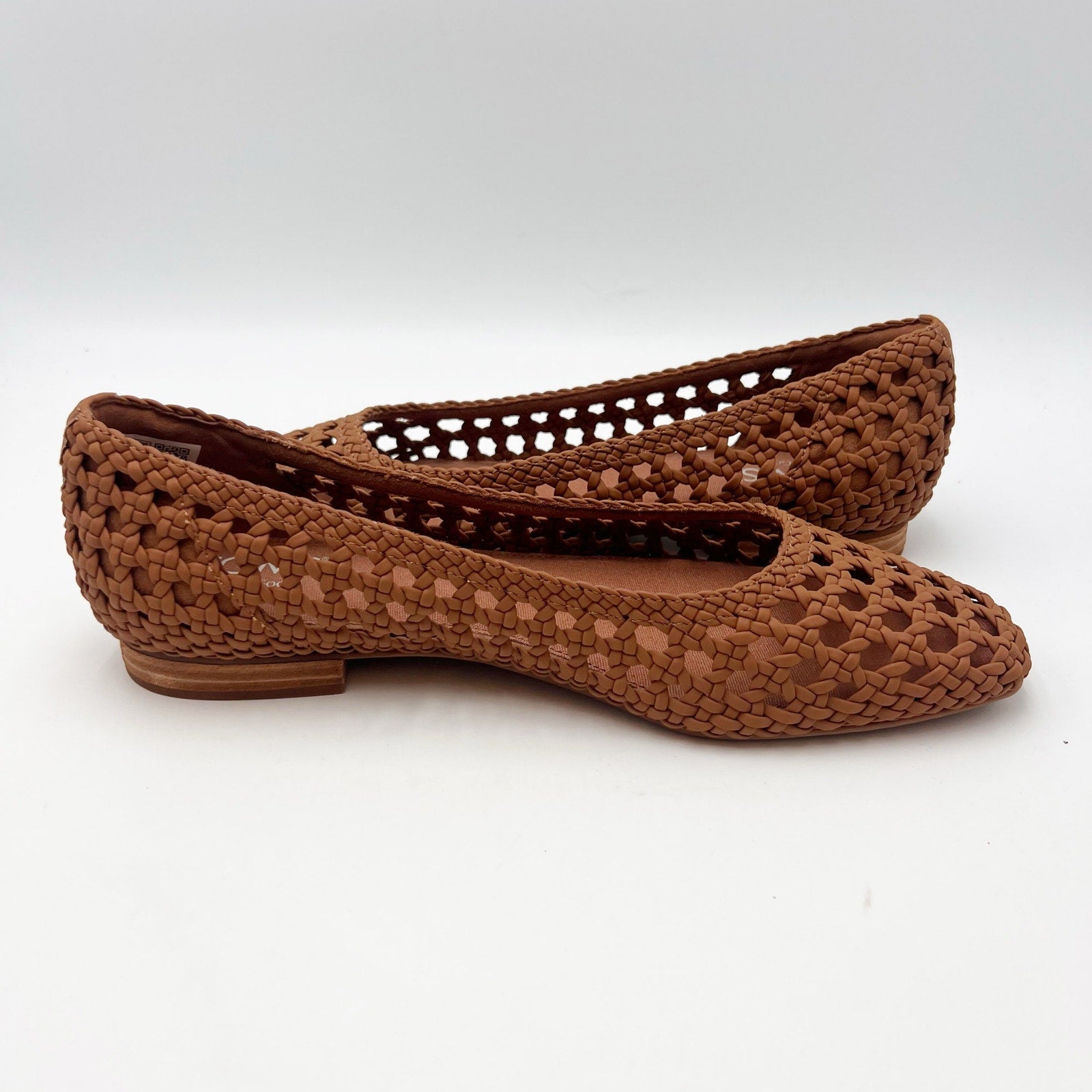 TOMS Womens Briella Ballet Flats Size 10 EU 42 Brown Woven NWOB