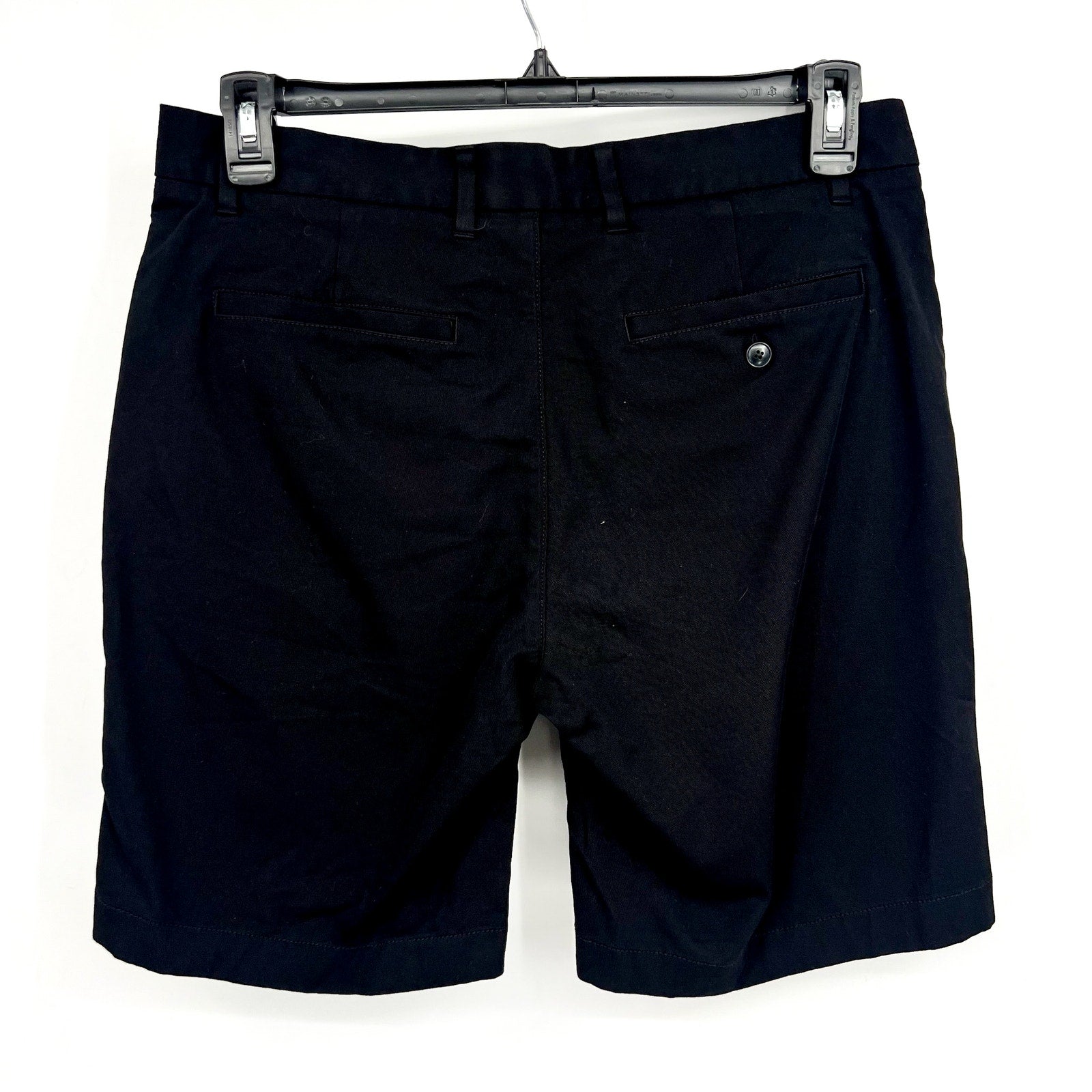 EVERLANE Men's The 9" Performance Chino Shorts Size 32 Black Slim-Fit NWT