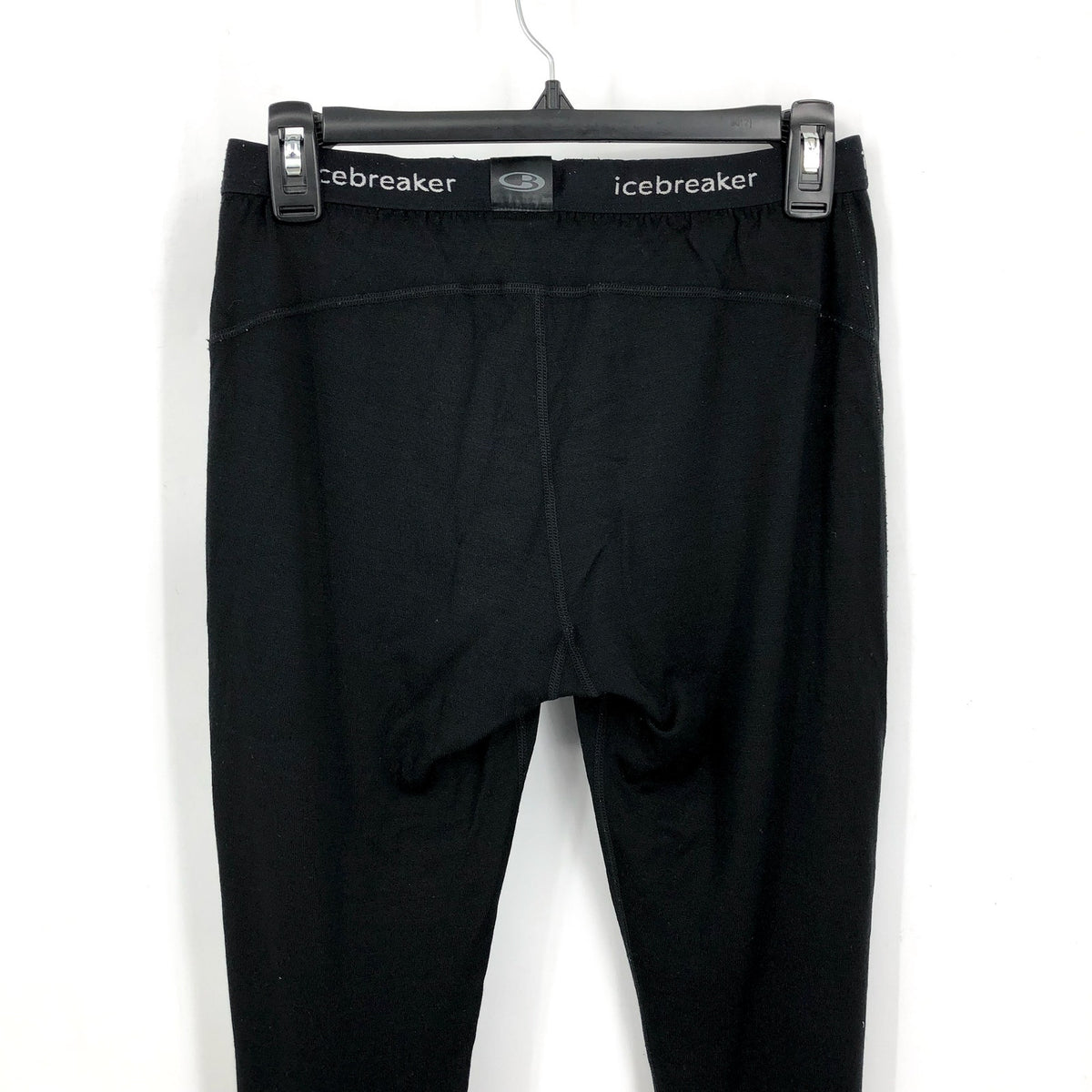 ICEBREAKER Women's Merino 260 Tech Thermal Leggings Large Black Base Layer NWT