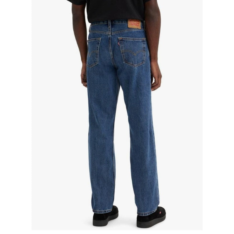LEVI'S Men's 505 Straight Leg Jeans 33x34 Blue Dark Stonewash NWOT 005054886