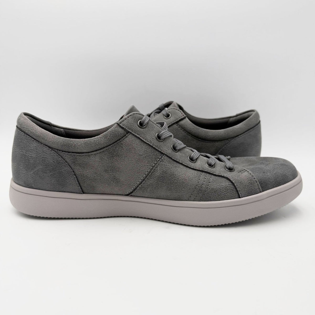Rockport Mens Colle Tie Casual Sneakers Size 11 Wide EU 45 Grey NWOB