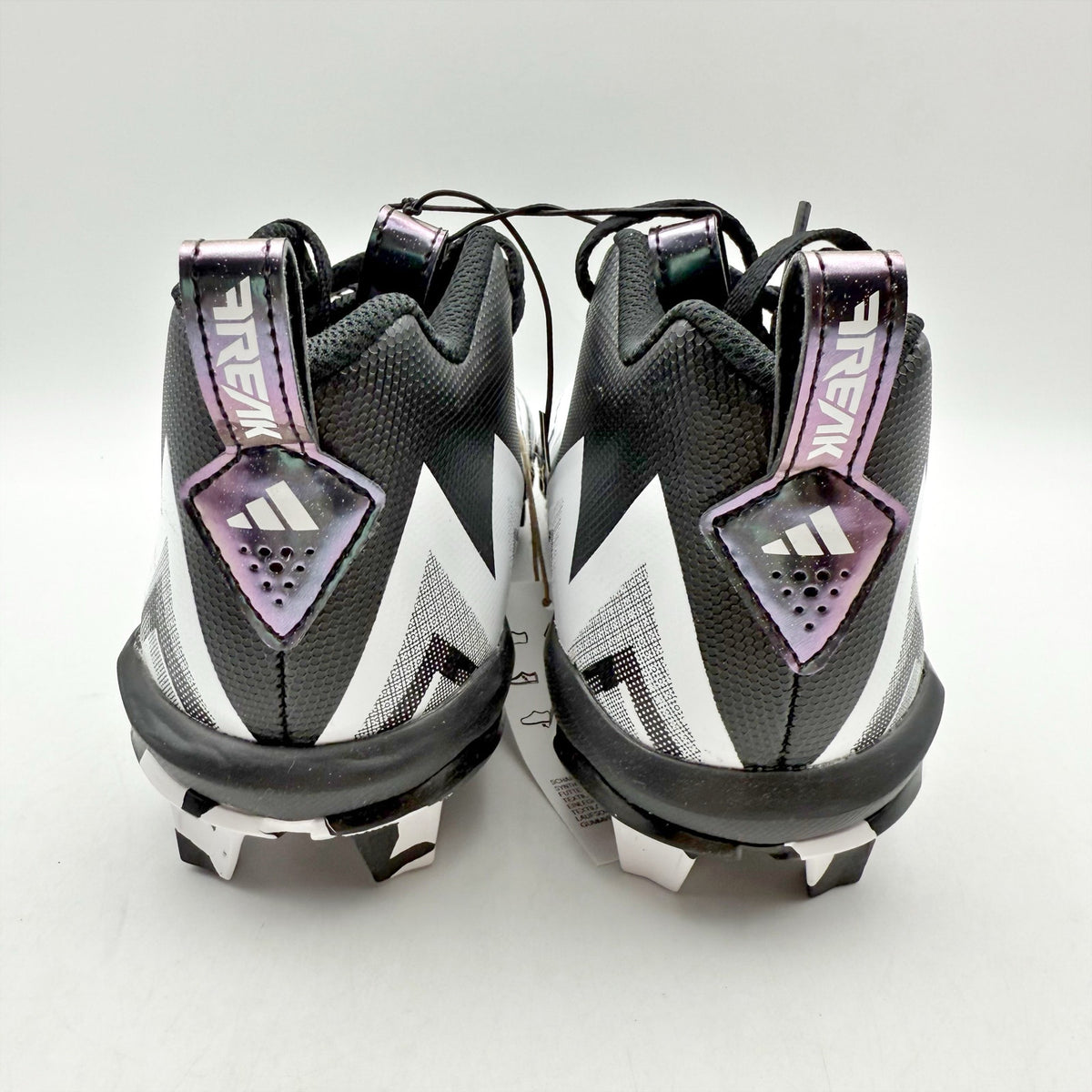 Adidas Kids Freak Spark MD 23 Football Cleats Size 3.5 Youth Black White NWOB