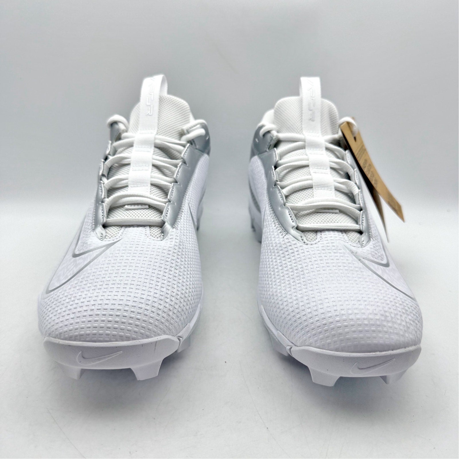 NIKE Mens Vapor Edge Shark 2 Football Cleats US 13 EU 47.5 White Silver NIB