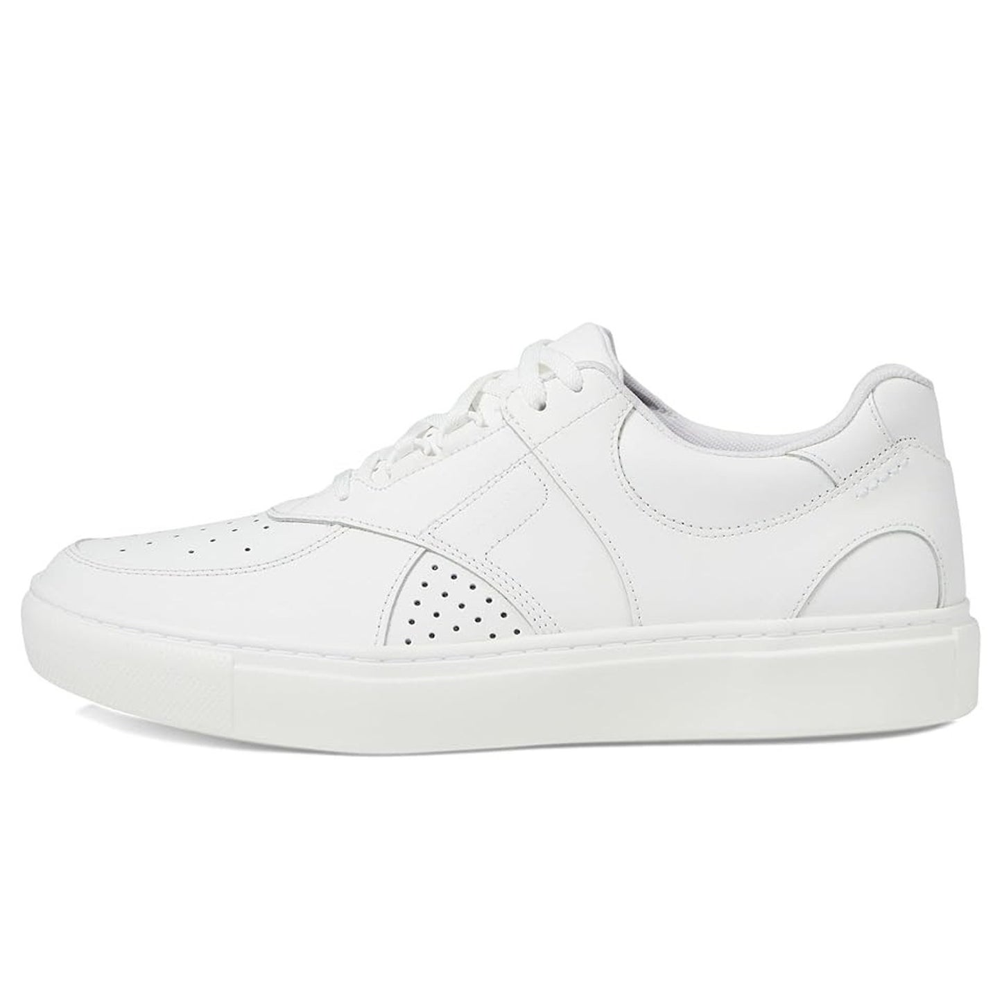 SAS Mens High Street Leather Sneakers US 10 XW EU 43 White Lace-Up NIB