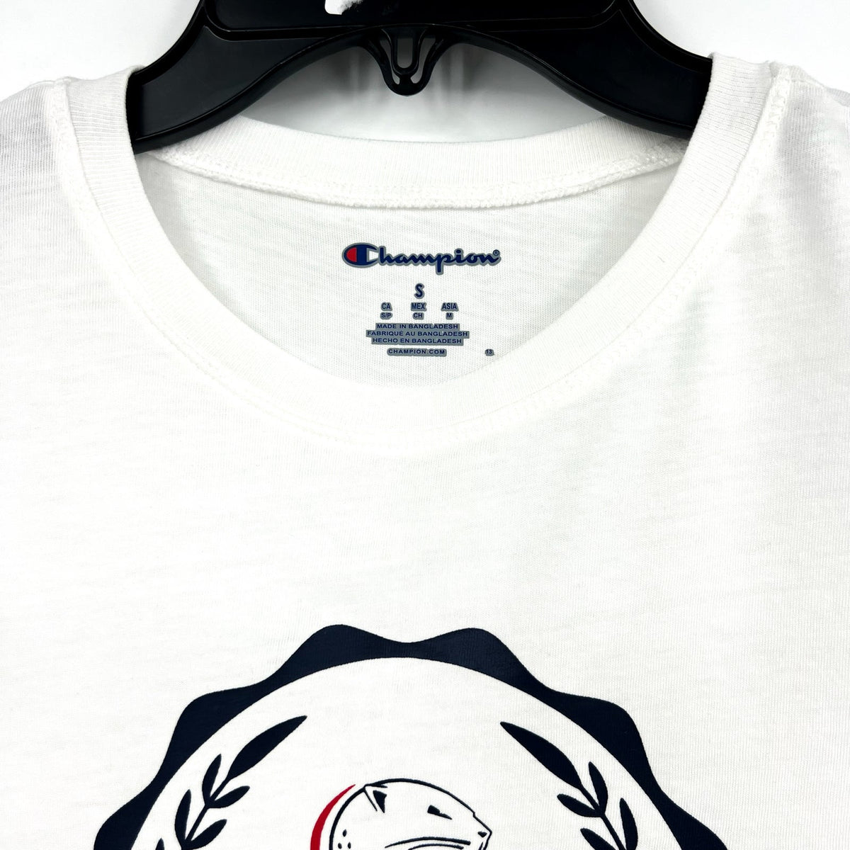 CHAMPION Women's S. Alabama Jaquars Crest T-shirt Small White Short Sleeve NWT