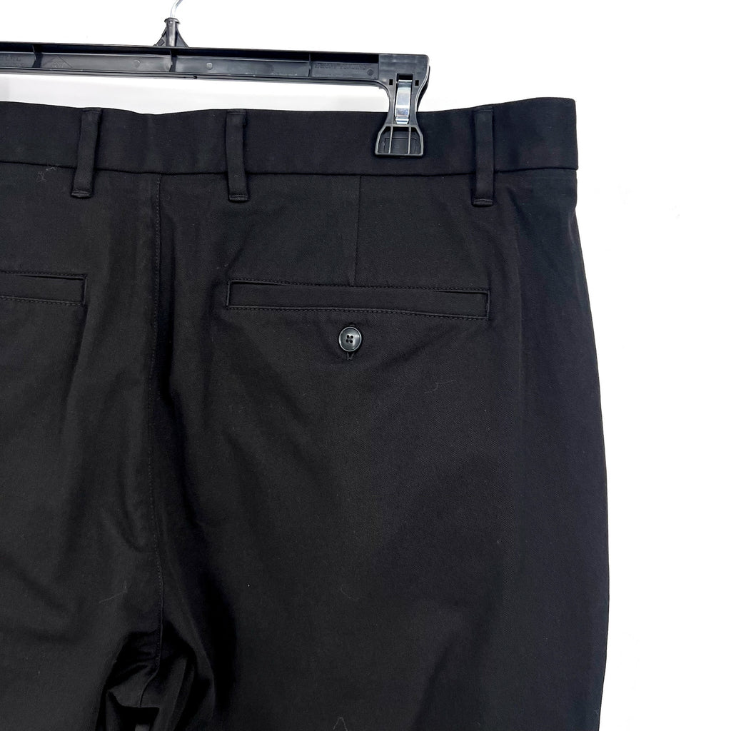 EVERLANE Uniform Mens Performance Chino Pants 32x34 Black Athletic Fit NWT
