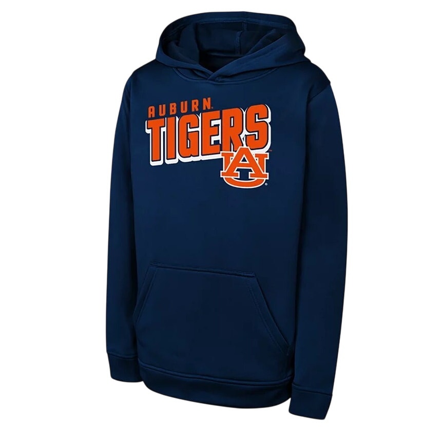GEN2 Boys Auburn Tigers Hometown Hoodie Medium 10-12 Navy Blue Sweatshirt NWT