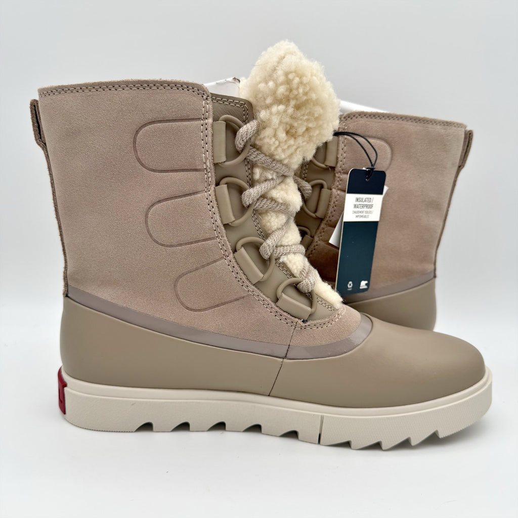 Sorel Womens Joan of Arctic Next Boots US 9.5 Taupe Tan Waterproof Insulated NIB