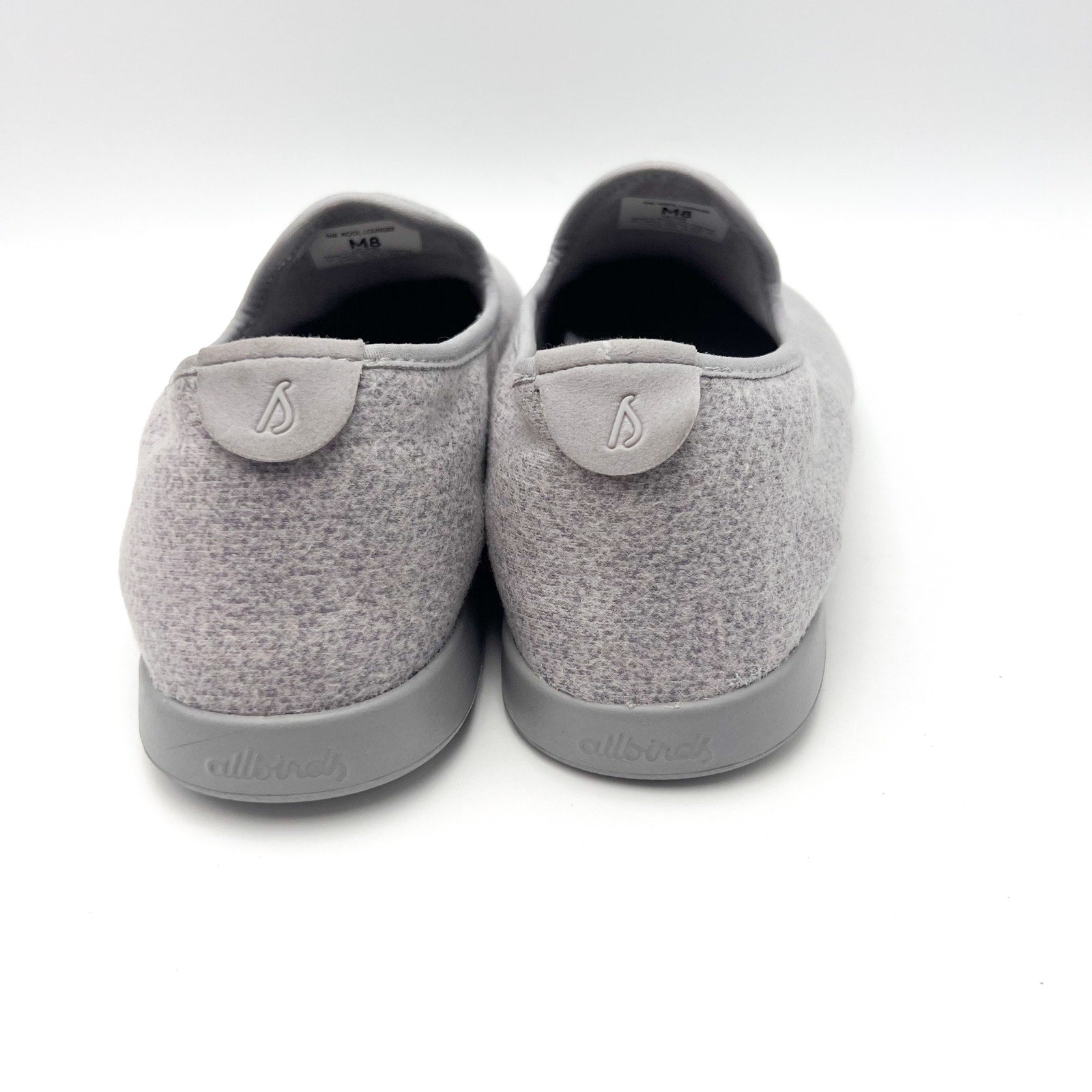 AllBirds Mens Wool Lounger Casual Sneakers Size 9  EU 41.5 Grey Slip On NWOB