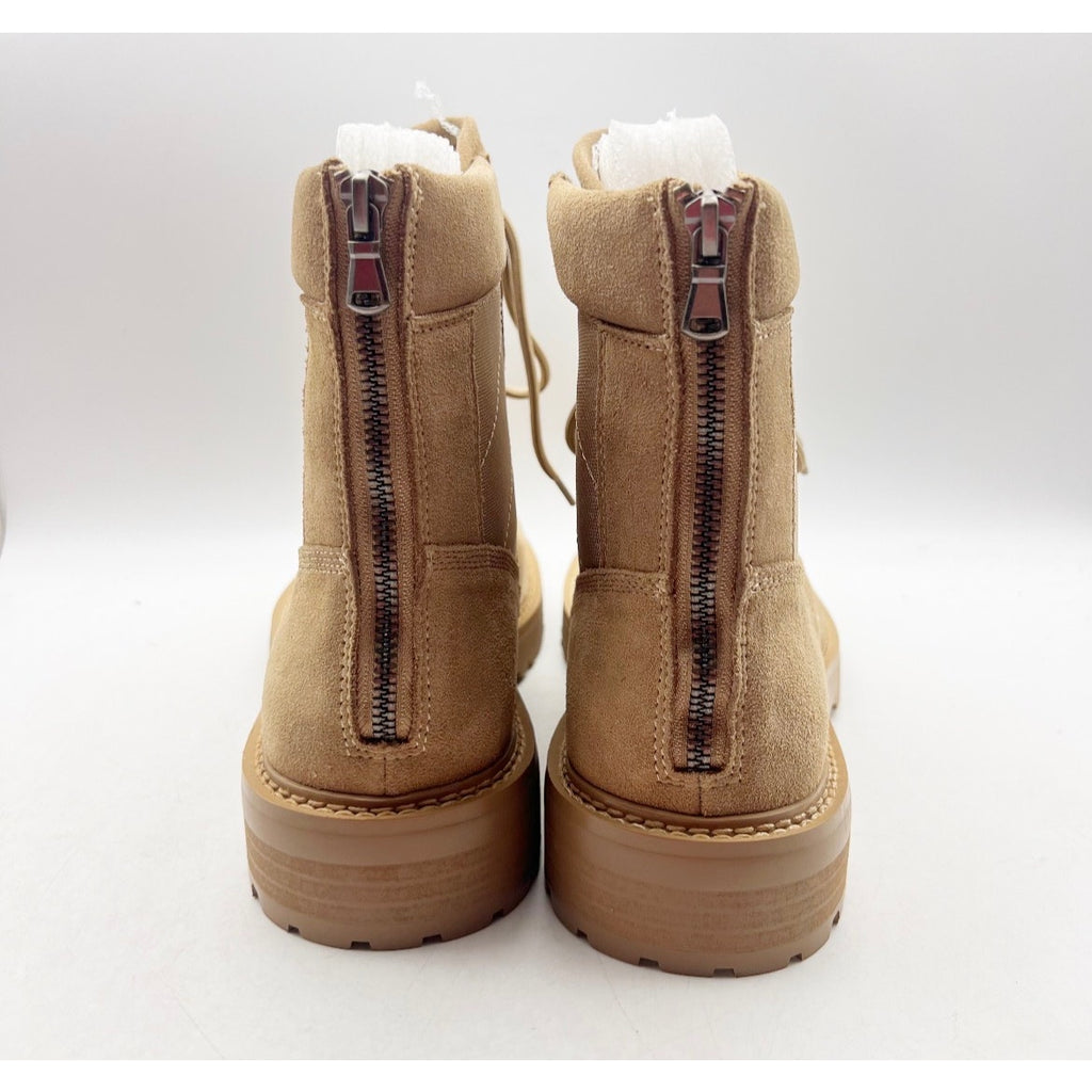 Saint Morta Mens Legion Ankle Combat Boots Size 9 EU 43 Tan Suede NIB