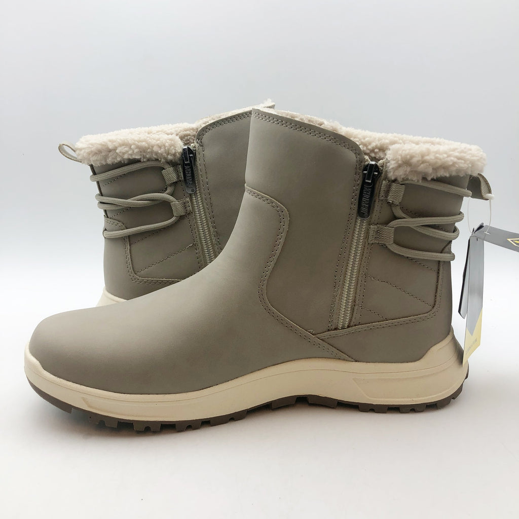Khombu Womens Sarah Winter Boots Size 10 Taupe Grey Water-Repellant NIB