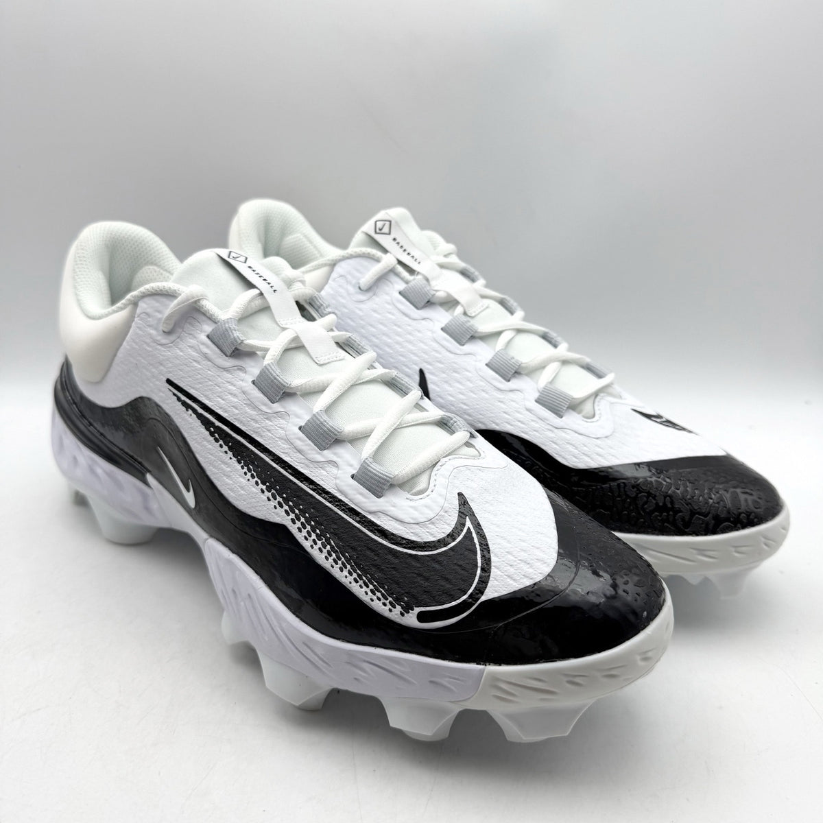 Nike Mens Alpha Huarache Elite 4 Low MCS Baseball Cleats US 14 White FD6255 NWOB