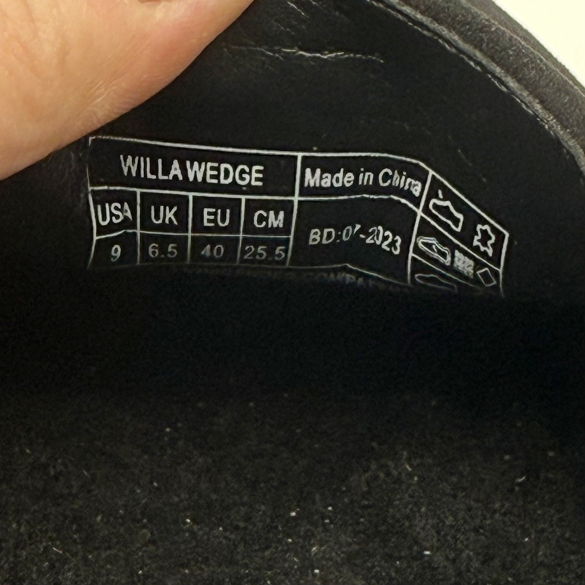 Vionic Womens Willa Wedge Loafers Size 9 M EU 40 Black Suede Slip On NIB