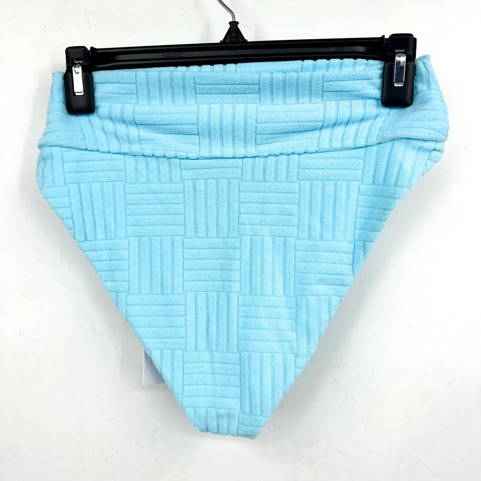BEACH RIOT Women's Highway Bikini Bottoms Medium Blueberry Ice Terry NWT