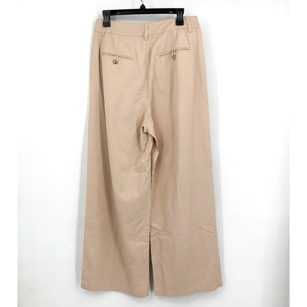 MADEWELL Women's The Harlow Pants Size 6 Tan Harvest Moon Wide Leg NG521 NWT