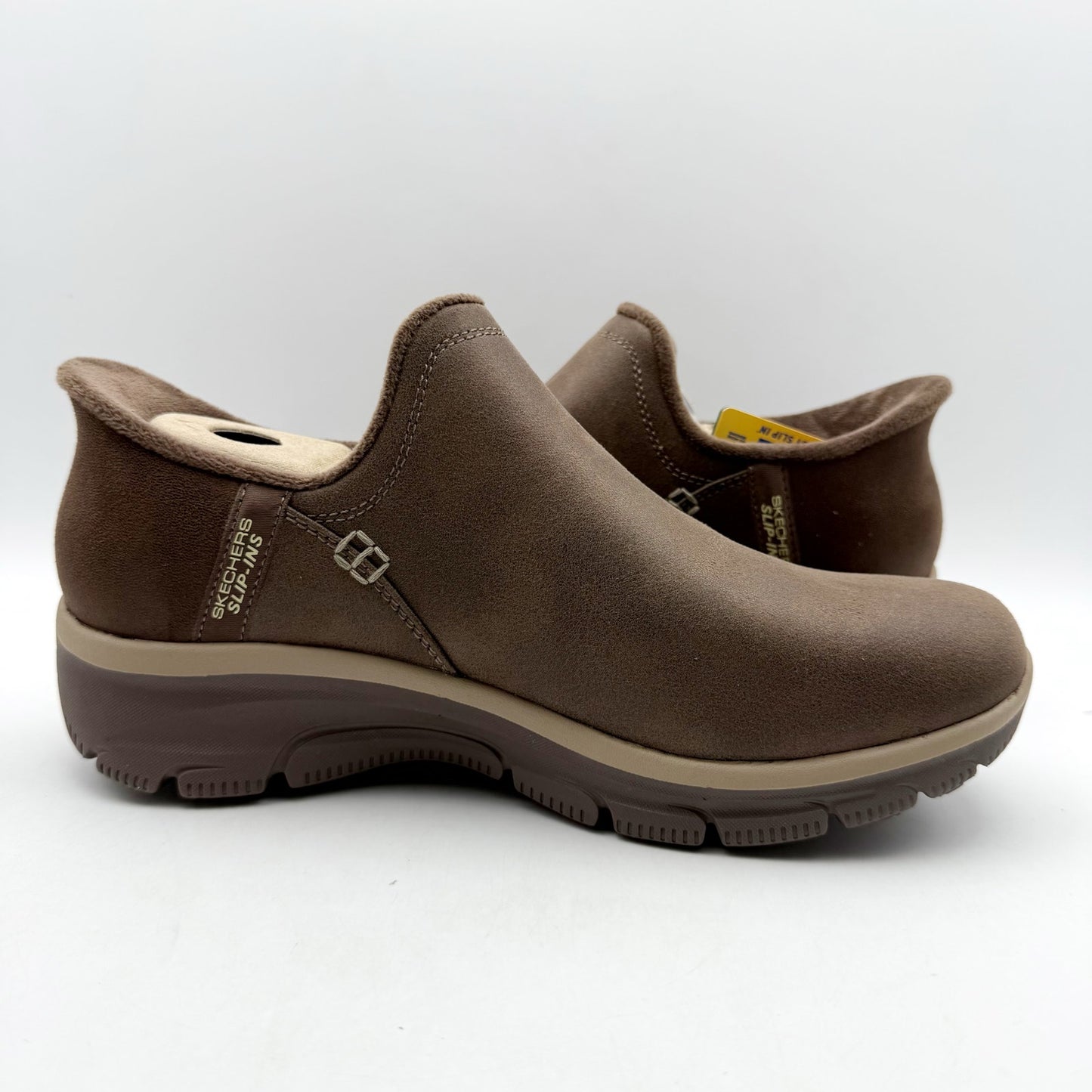 Skechers Womens Easy Going Modern Hour Slip On Shoes US 9 EU 39 Brown NIB