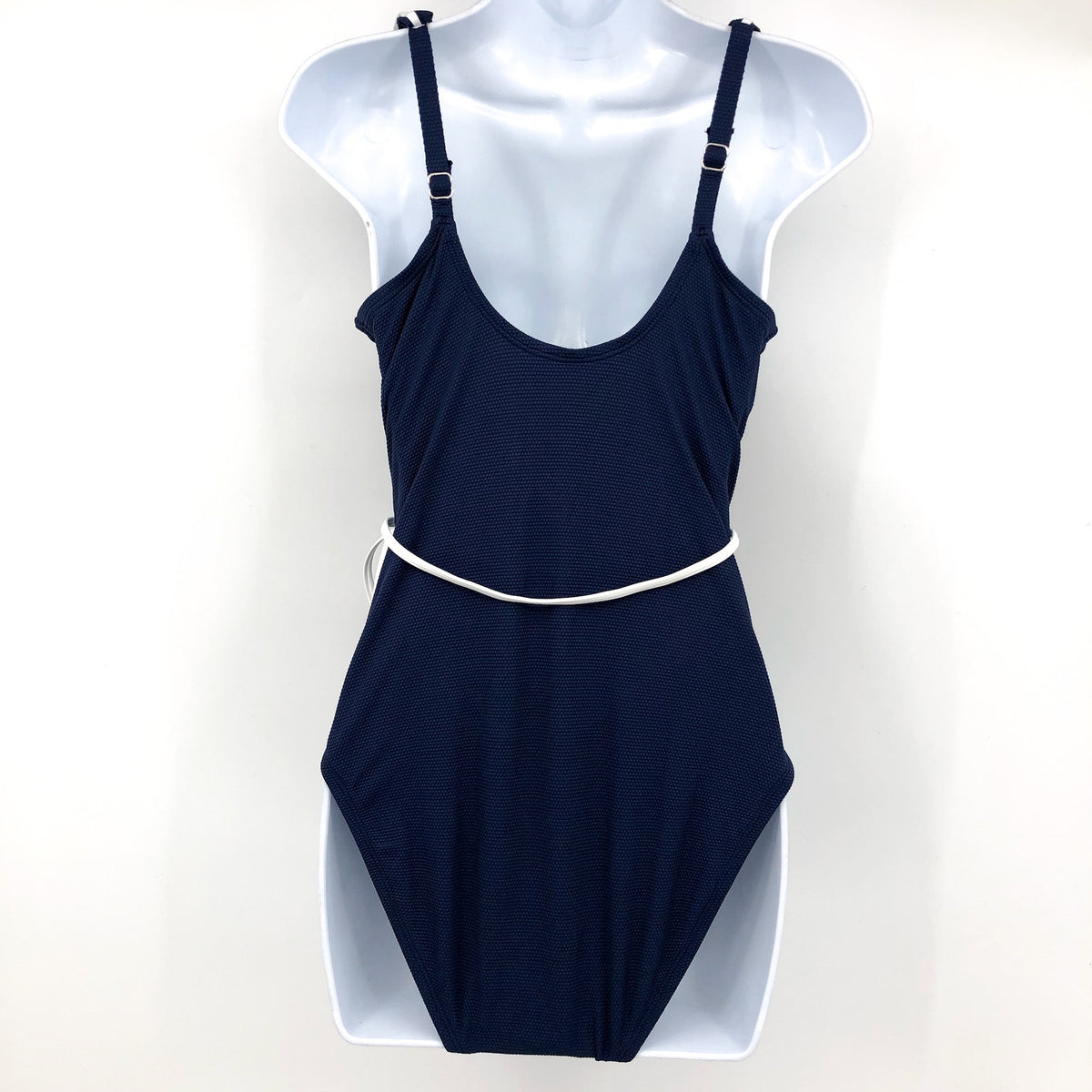 TOMMY BAHAMA One Piece Swimsuit Size 10 Navy Blue Island Cays Cabana Wrap NWT