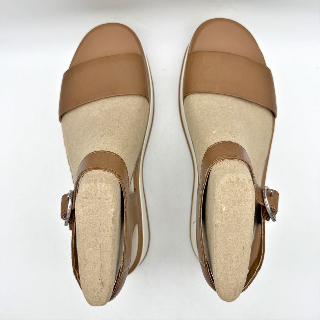 Sorel Womens Dayspring Platform Sandals US 10 EU 41 Brown Leather NWOB