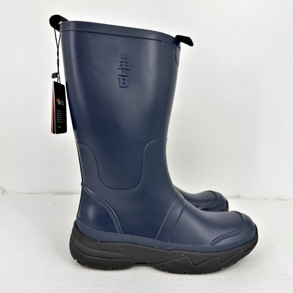 Bass Outdoors Womens Field Tall Rainboots US 8 M Blue Waterproof NWOB