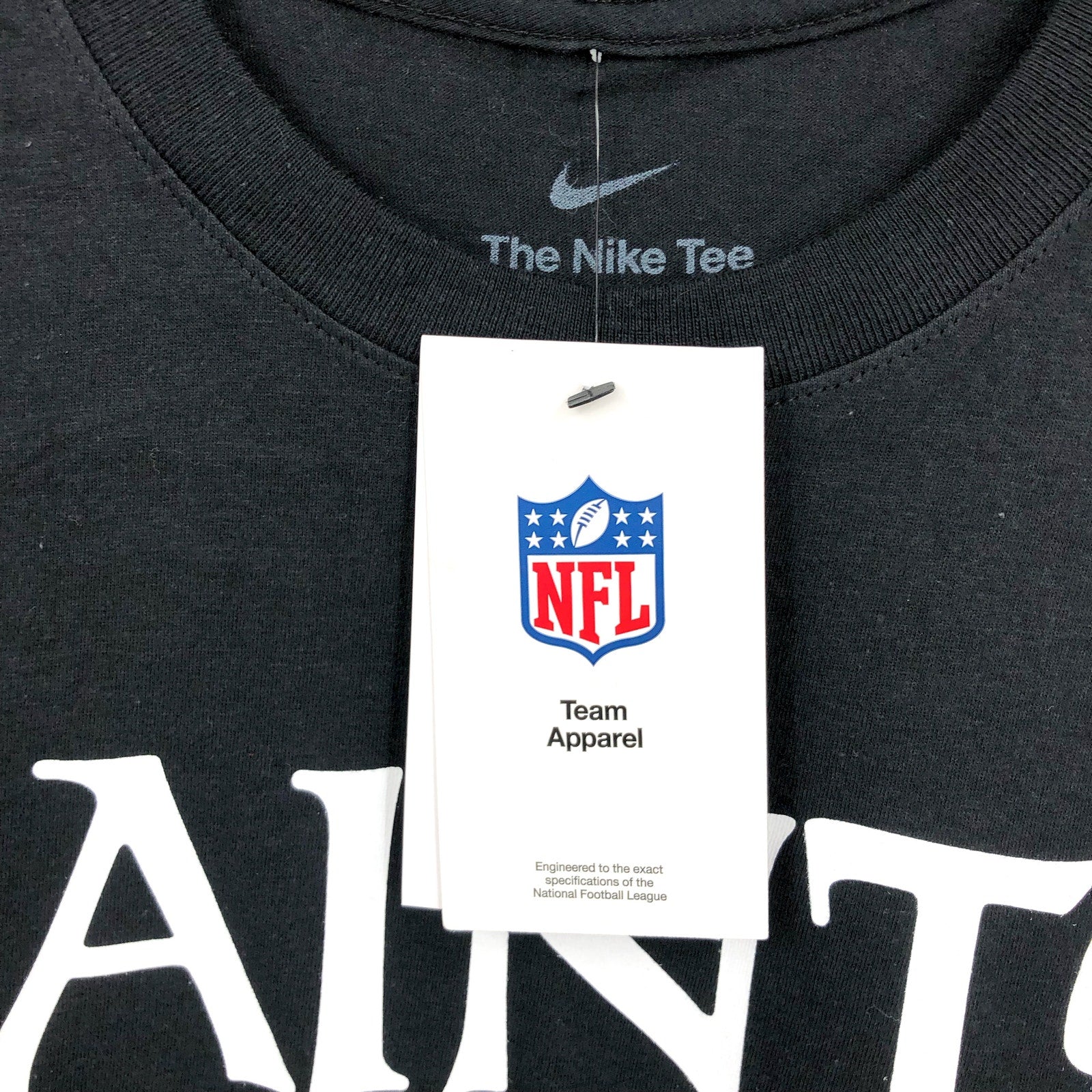 NIKE Mens New Orleans Saints Division Essential T Shirt Small Black NWT N199-00A