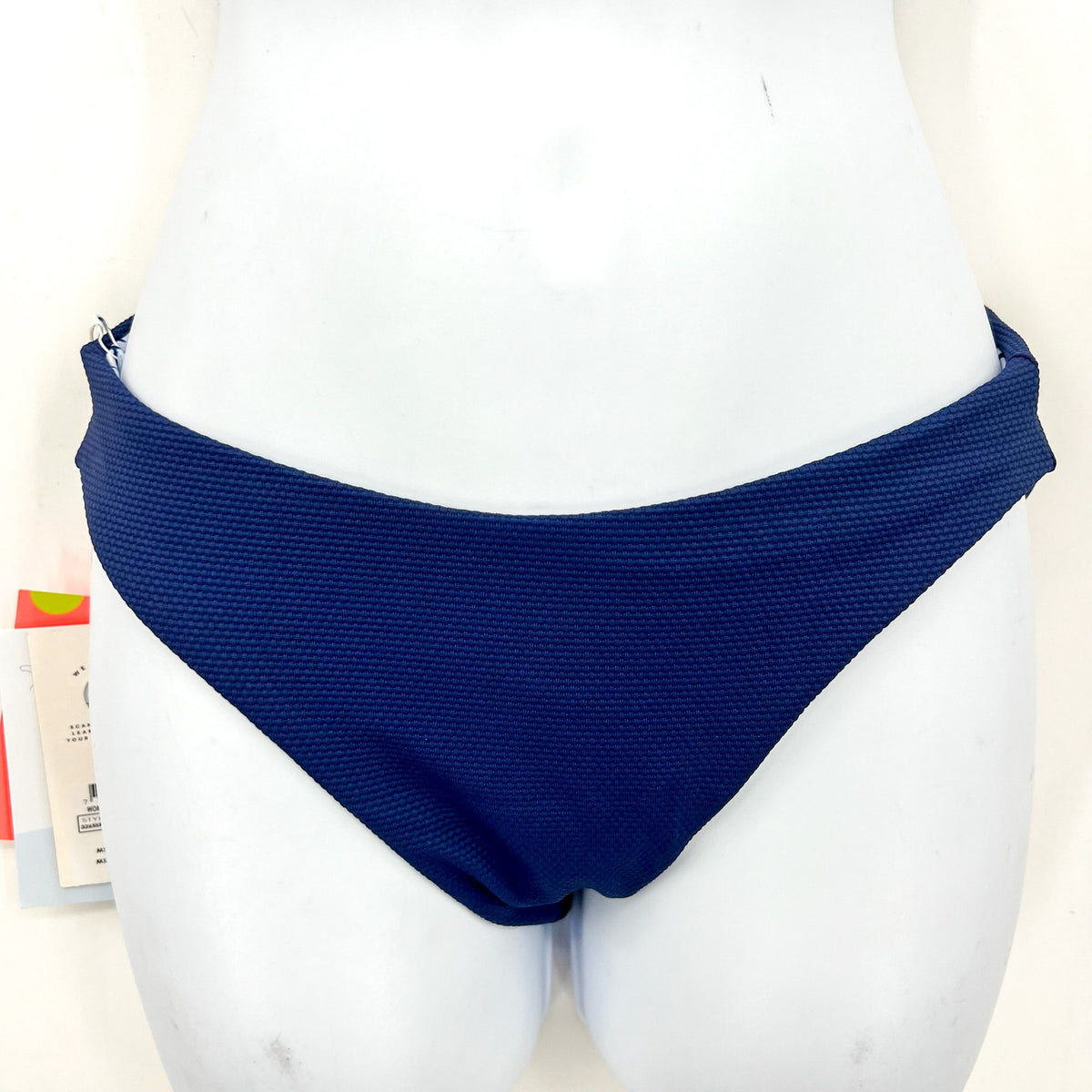 MAAJI Women's Sublimity Reversible Bikini Bottom Medium Indigo Blue Printed NWT