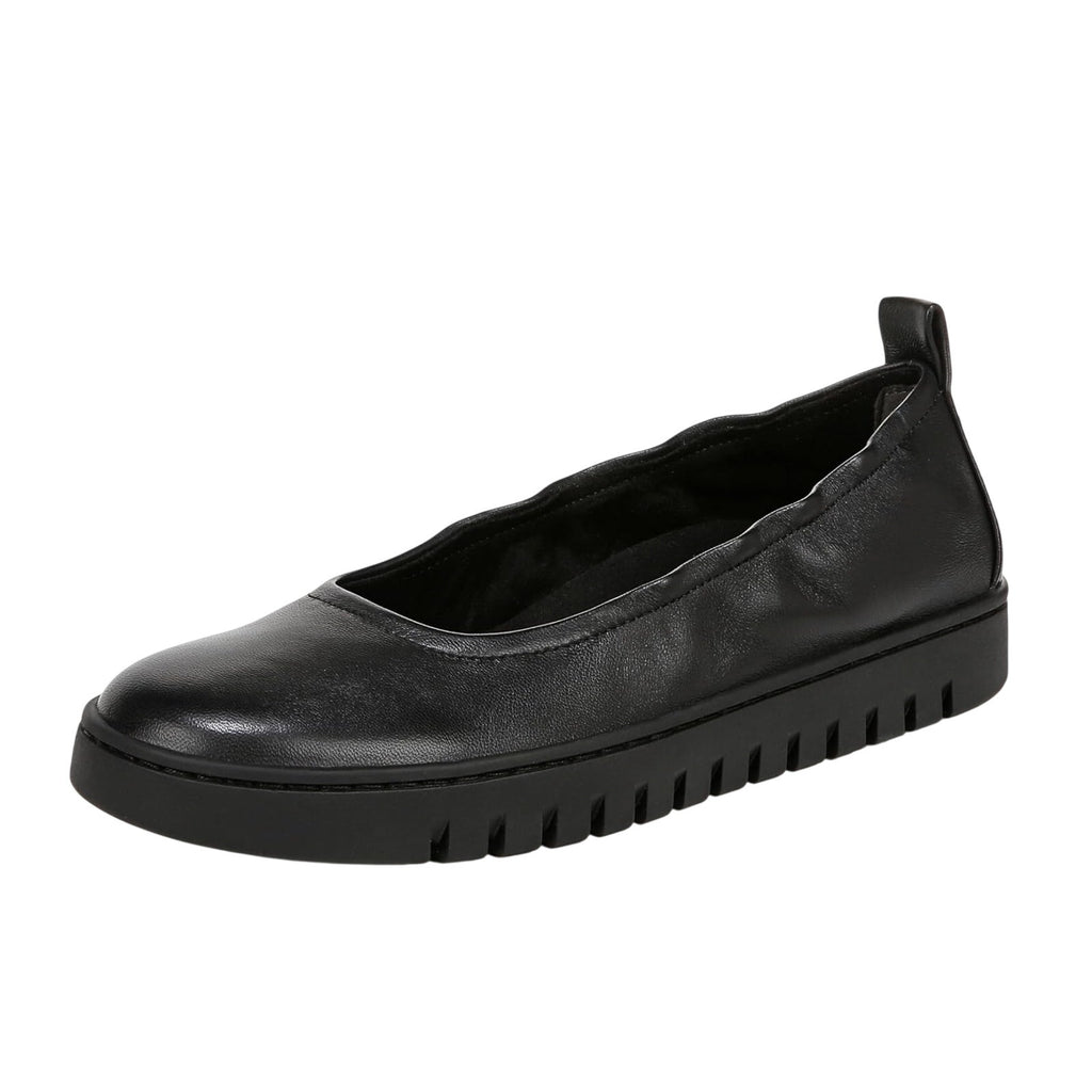 VIONIC Womens Uptown Ballet Slip-on Flats US 7 EU 37 Black Leather NWOB