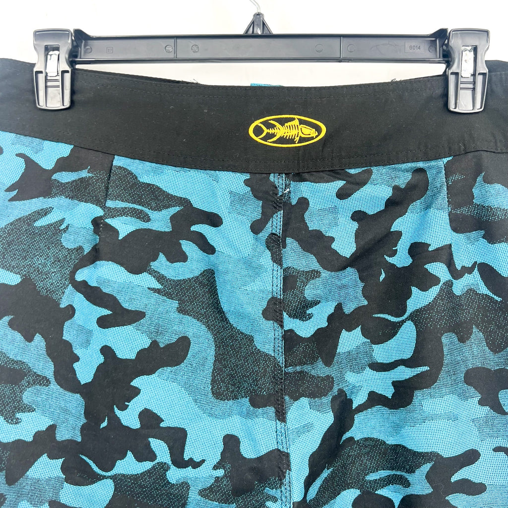 TORMENTER Mens Waterman 5 Pocket Boardshorts Size 36 Blue Camo NWOT