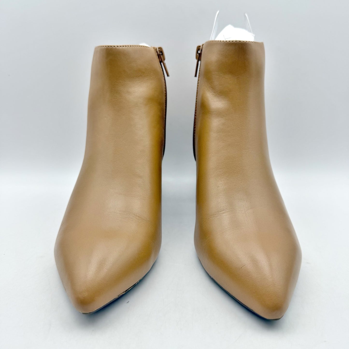 Rockport Womens Milia Block Bootie US 7 M EU 37.5 Tan Brown Leather NIB