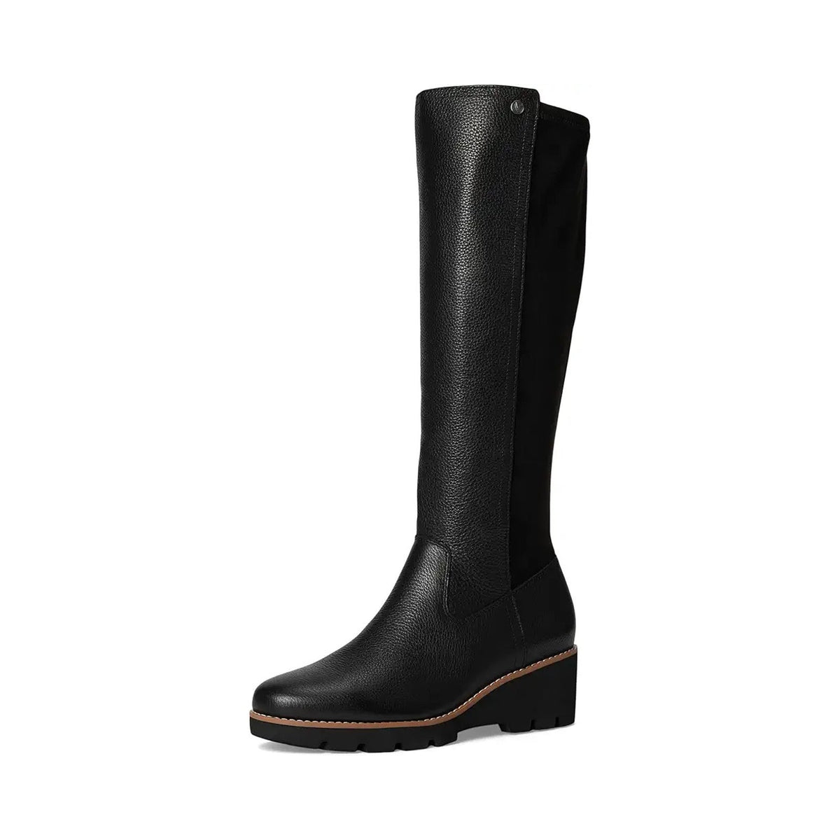 VIONIC Womens Ashland High Shaft Boots US 7.5 Wide EU 38 Black Leather NIB