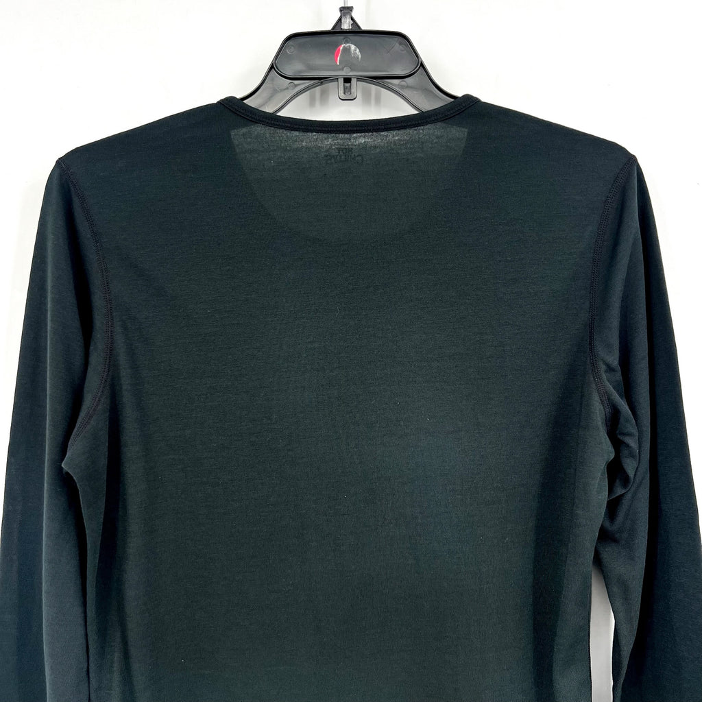 HOT CHILLYS Women's Pepper Skins Crewneck Top Medium Black Base Layer NWOT