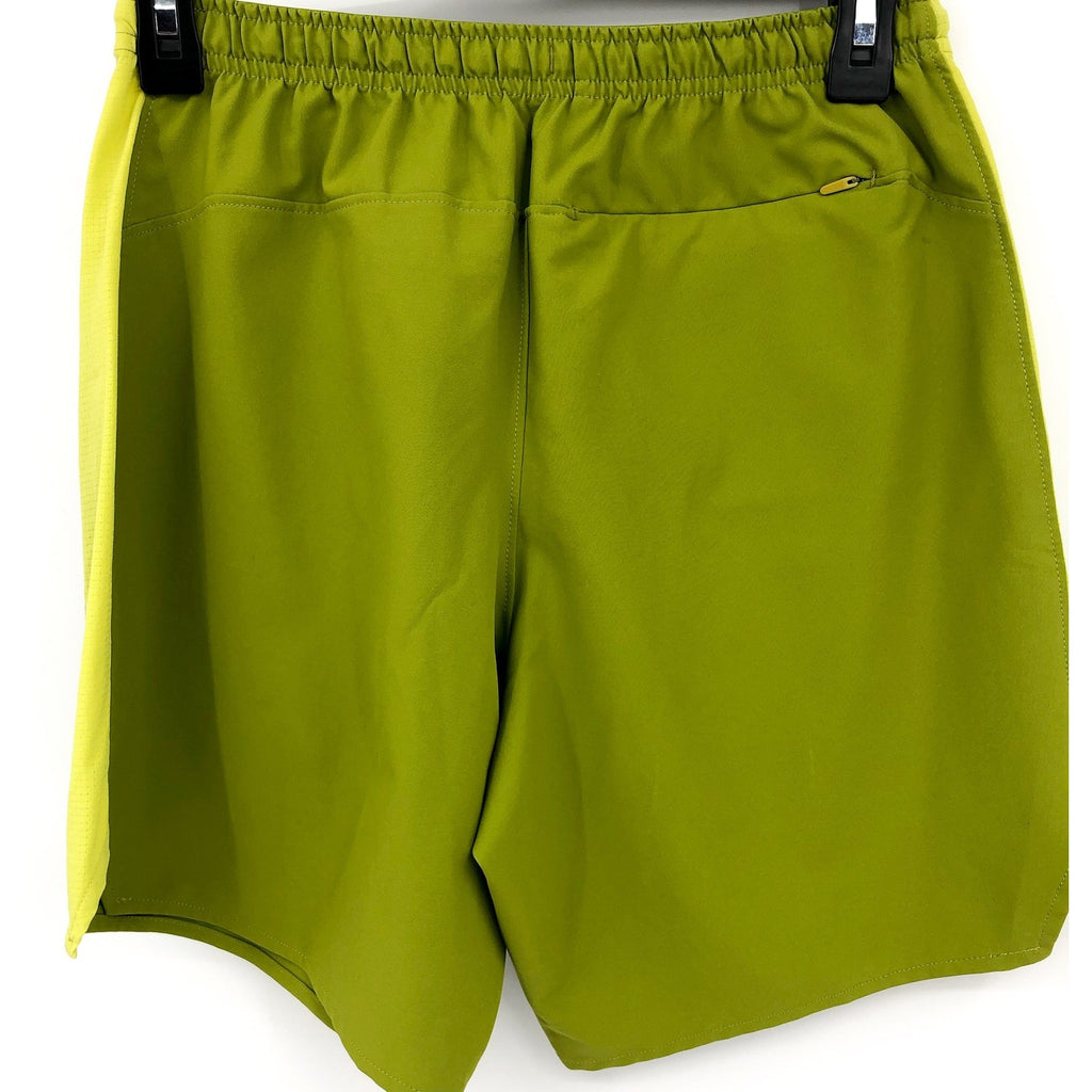 OUTDOOR VOICES Men's Linerless High Stride 7" Shorts XS Mossy Green Apple