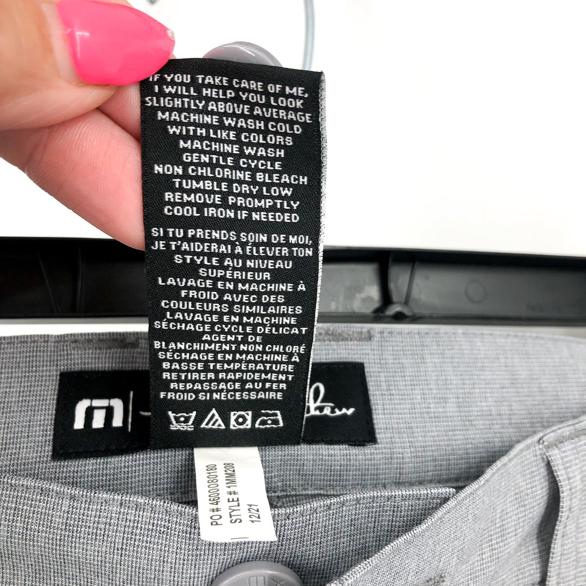 TRAVIS MATHEW Men's Beck Golf Shorts Size 32 Light Grey Flat Front Stretch NWT