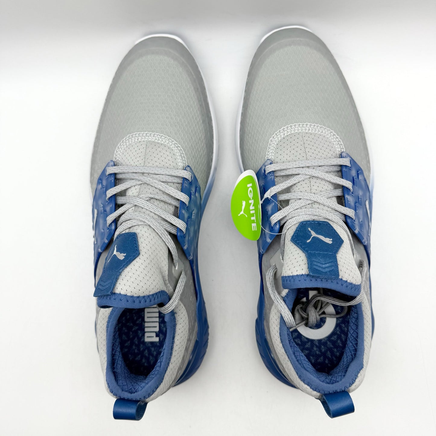 Puma Mens Ignite Pollination Golf Sneakers US 9 M EU 42 Blue Grey Athletic NWOB
