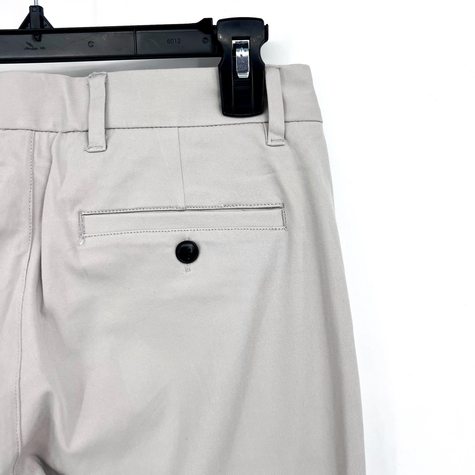 EVERLANE Men's The Performance Slim Chino Pants 29x34 Stone Light Gray NWT