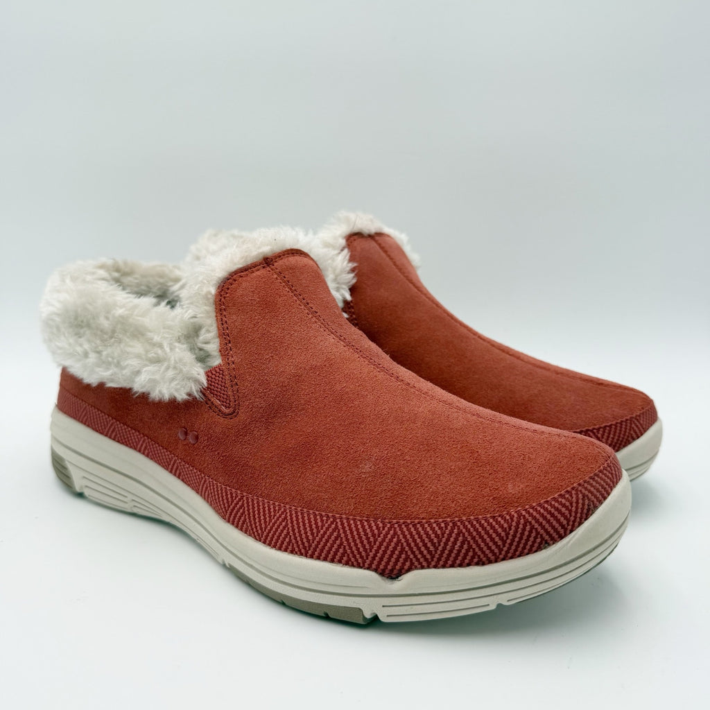 Ryka Womens Adventure Mid Bootie Size 9.5 Wide Adobe Red Water Resistant NIB