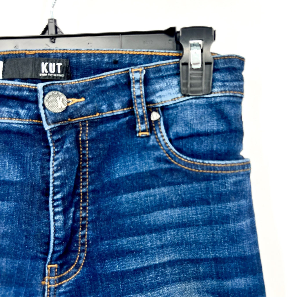 KUT FROM THE KLOTH Womens Diana Skinny Jeans Size 2 Blue Medium Wash Stretch NWT