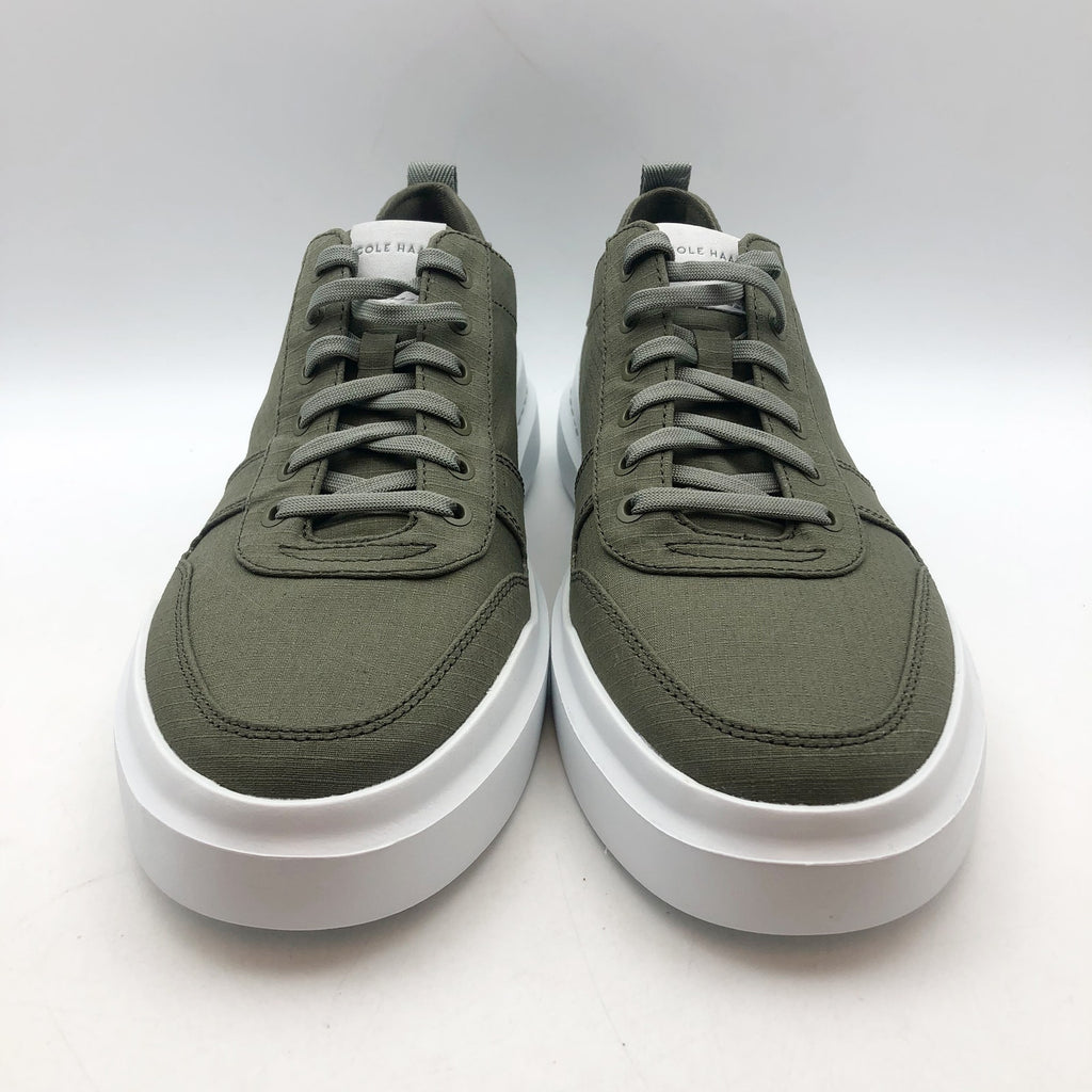Cole Haan Mens GrandPro Rally Court Sneakers Size 11 M Green Olive Canvas NIB